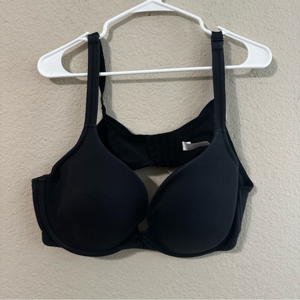 Cacique Bra Black Plus Size Full Coverage Classic Adjustable Straps